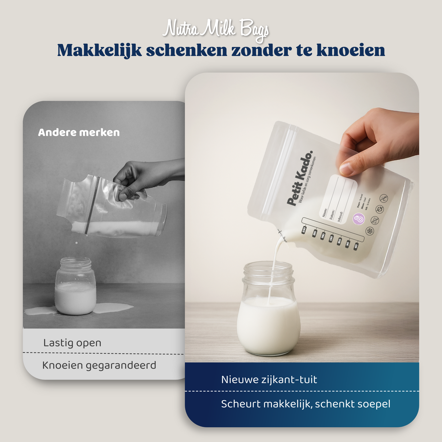 Nutra Milk Bags - Borstmelk bewaarzakjes