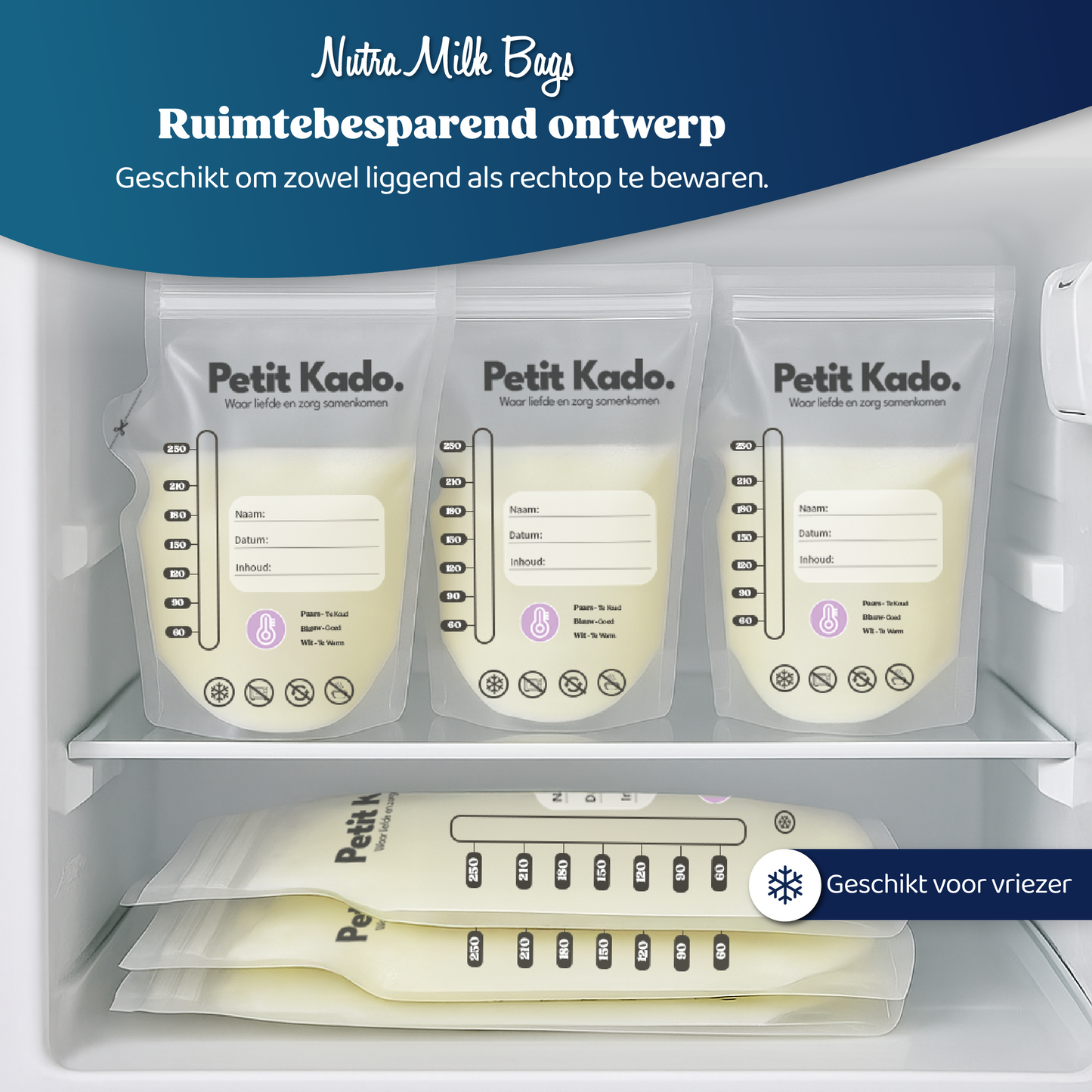 Nutra Milk Bags - Borstmelk bewaarzakjes