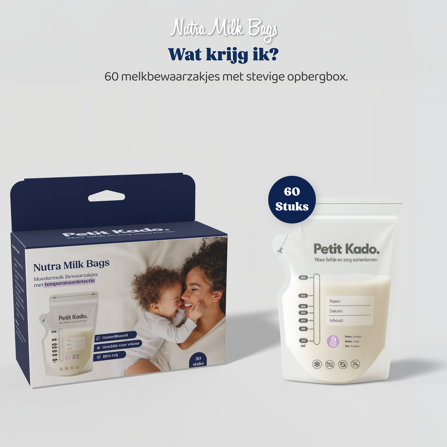 Nutra Milk Bags - Borstmelk bewaarzakjes