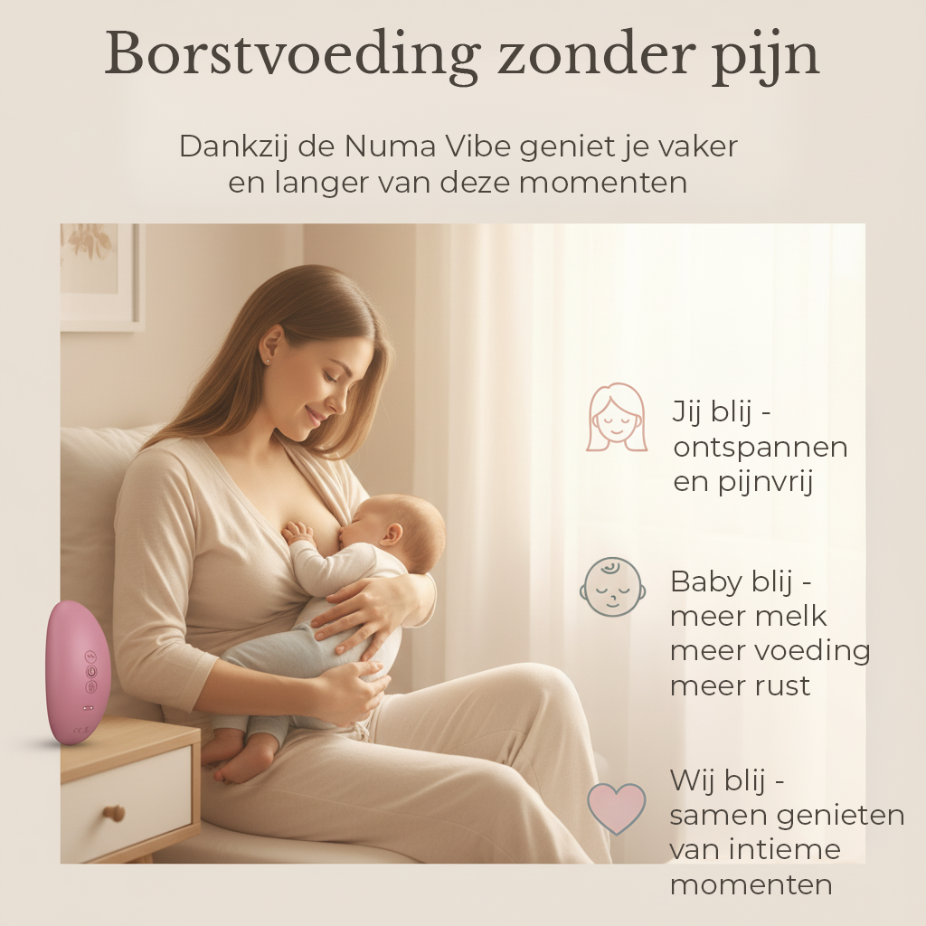 Numa Vibe Borstmassage apparaat