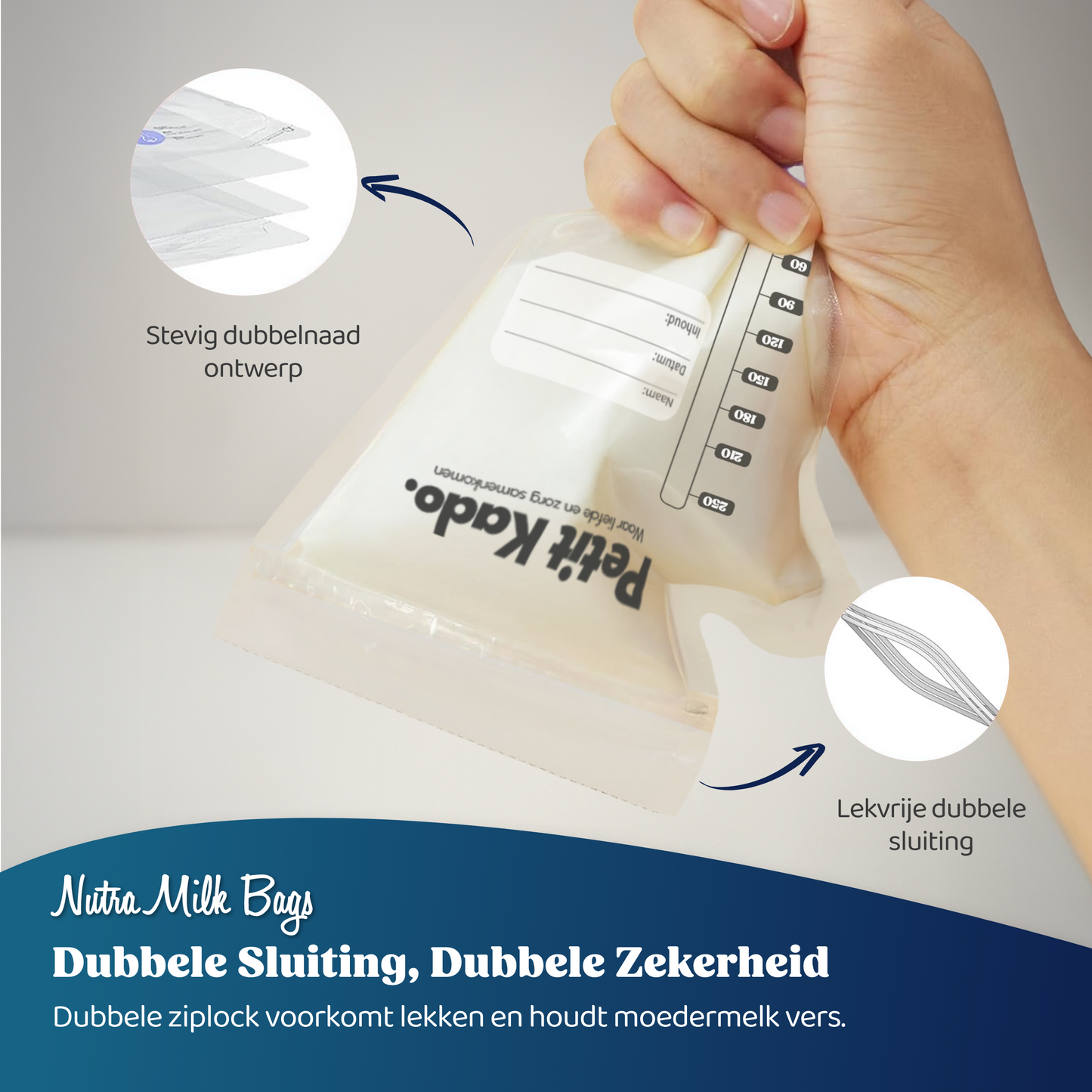 Nutra Milk Bags - Borstmelk bewaarzakjes